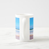 Uw Photo Bone China Mok met aangepaste tekst (Achterkant)