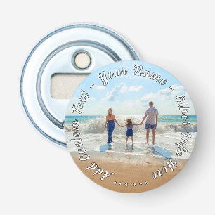 Uw Photo Bottle Opener Gift en aangepaste Tekstnaa