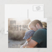 Uw Photo Happy Vaderdag Kaart (Voorkant / Achterkant)