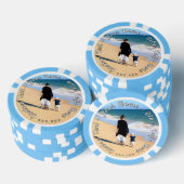 Uw Photo Poker Chips Gift met aangepaste tekst (Opstapeling)