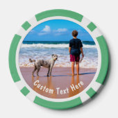 Uw Photo Poker Chips met aangepaste tekst (Achterkant)