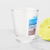 Uw Photo Shot Glass Gift met aangepaste tekstnaam Shot Glas (Links)