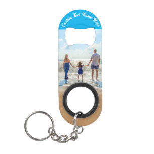Uw Photo Sleutelhanger Bottle Opener Gift Aangepas Mini Flessenopener