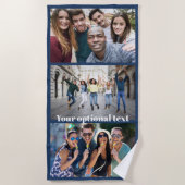 UW PHOTOS aangepaste badhanddoek (Voorkant)