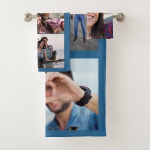 UW PHOTOS aangepaste kleurenhanddoekset Bad Handdoek