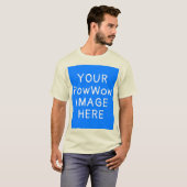 Uw PowWow Afbeelding hier Custom Native American T-shirt (Voorkant volledig)