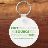 Uw programma's uitbesteden sleutelhanger (Voorkant)