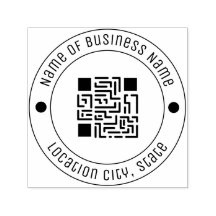 Uw QR-code Aangepaste lettertyperubber zelfinking