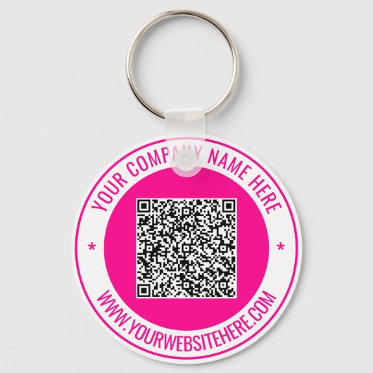 Uw QR code aangepaste tekst gepersonaliseerde Sleu Sleutelhanger (Voorkant)