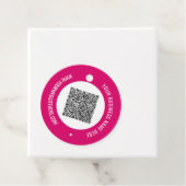Uw QR-code Aangepaste tekst Gift Labels Kleuren ki (In situ)
