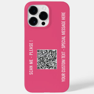 Uw QR-code Aangepaste tekst iPhone Case Kies kleur