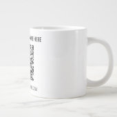 Uw QR-code Aangepaste tekst Koffie Mok Kleuren kie (Rechts)
