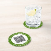 Uw QR-code Aangepaste tekst papier Onderzetter Sja (Insitu)