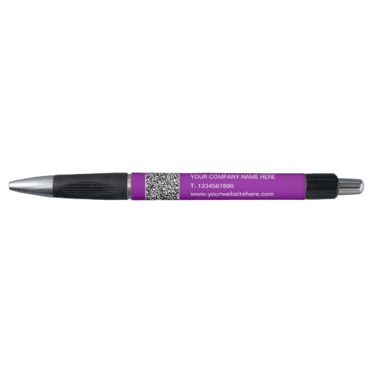 Uw QR-code Aangepaste Tekst Promotionele Business  Pen (Voorkant)