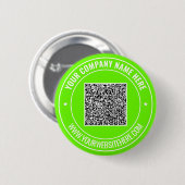 Uw QR Code Aangepaste Tekst Promotionele Button Gi (Voorkant /achterkant)