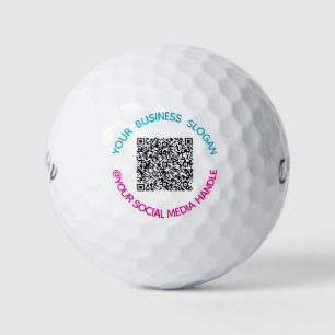 Uw QR-code aangepaste tekst stempels golfballen vo