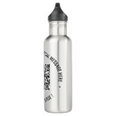 Uw QR-code Aangepaste tekst Waterfles Kies kleur Waterfles (Rechts)