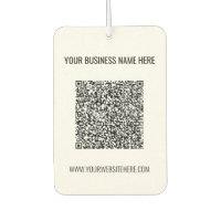 Uw QR-code Aangepaste Tekst Zakelijke Luchtverfris