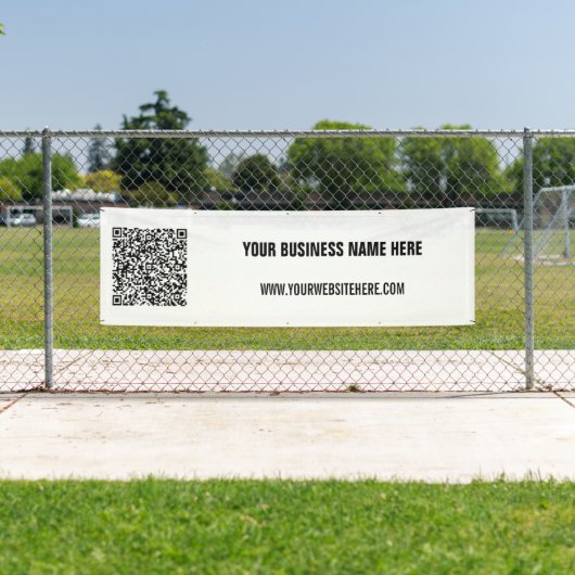 Uw QR-code Aangepaste tekst Zakelijke promotie Ban Spandoek (Insitu)