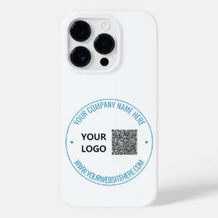 Uw QR Code Custom Text iPhone Case met Logo