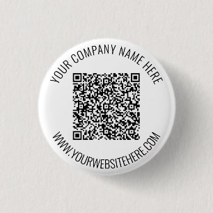 Uw QR-code en aangepaste tekst Button