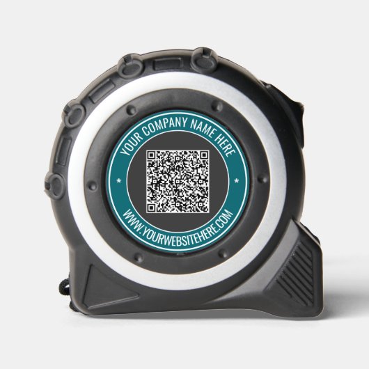 Uw QR-code en aangepaste tekst zakelijke meetlint Rolmaat (Voorkant)
