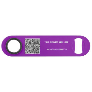 Uw QR-code en aangepaste tekstbalk Sleutelhanger S Speed Flessenopener