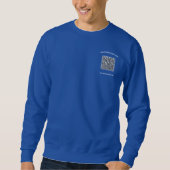Uw QR Code en Custom Text Business Sweatshirt (Voorkant)