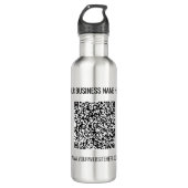 Uw QR-Code en de Fles van het Douanetekstwater (Voorkant)