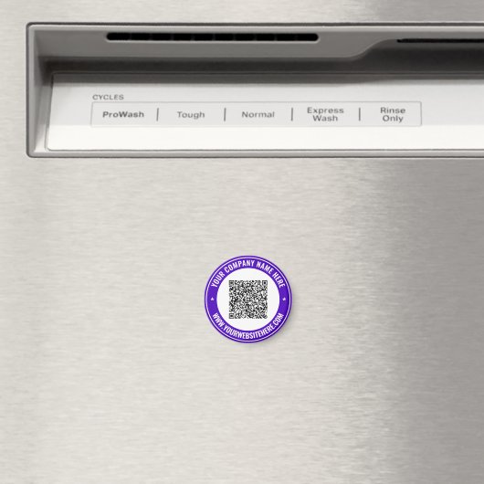 Uw QR-Code en de Magneet van de Douanetekst kiezen (Insitu (Vaatwasser))
