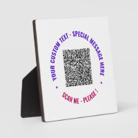 Uw QR-Code en de Plak van de Douanetekst kiezen Kl