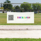 Uw QR-code en Logo Business Promotion Banner (Insitu)