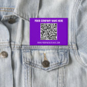 Uw QR-code en tekst Zakelijke promotieknop Button (Insitu)