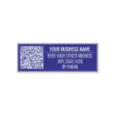 Uw QR-code Info Adresnaam Stempel Kies kleuren (Design)