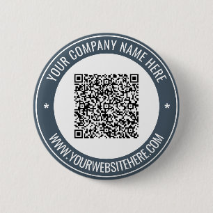 Uw QR Code Info Naam Website Promotie Button