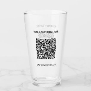 Uw QR Code Info Tekst Zakelijk Promotie Glas