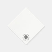 Uw QR-code met aangepaste Sjabloon voor tekstserve Servet (Hoek)