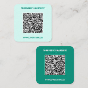 Uw QR-code Naam Website Kleuren Visitekaartje