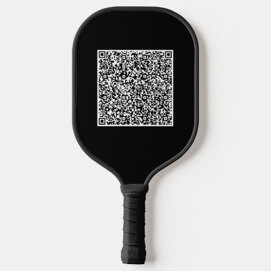 Uw QR-code Pickleball Paddle gepersonaliseerd (Achterkant)
