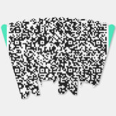 Uw QR-code Popcorn Box voorbeeld Bedankdoosjes (Ongevouwen)