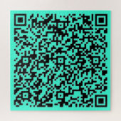 Uw QR-code Puzzel Voorbeeld Speciaal bericht Legpuzzel (Horizontaal)