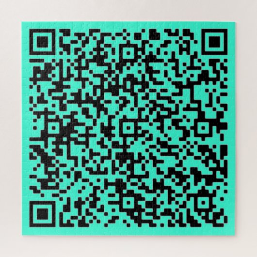 Uw QR-code Puzzel Voorbeeld Speciaal bericht Legpuzzel (Verticaal)