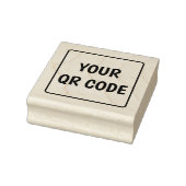 Uw QR Code Rubber Stempel (Stempel)