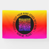 Uw QR Code Scan Banner Sjabloon met aangepaste tek (Horizontaal)