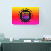 Uw QR Code Scan Banner Sjabloon met aangepaste tek (Beurs)