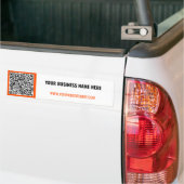 Uw QR-code scan- en aangepaste tekst bumpersticker (Op Truck)