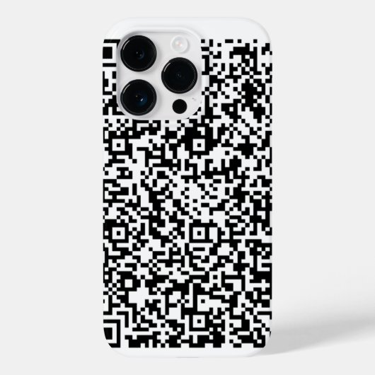 Uw QR-code Scan Grappige iPhone Case Aangepaste kl (Achterkant)