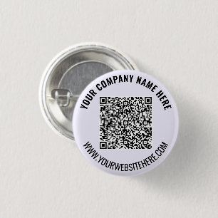 Uw QR Code Scan Info en Aangepaste Tekst Button