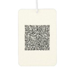 Uw QR Code Scan Info Gepersonaliseerde Luchtverfri Luchtverfrisser