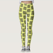 Uw QR Code Scan Info Grappige Leggings Aangepaste  (Voorkant)